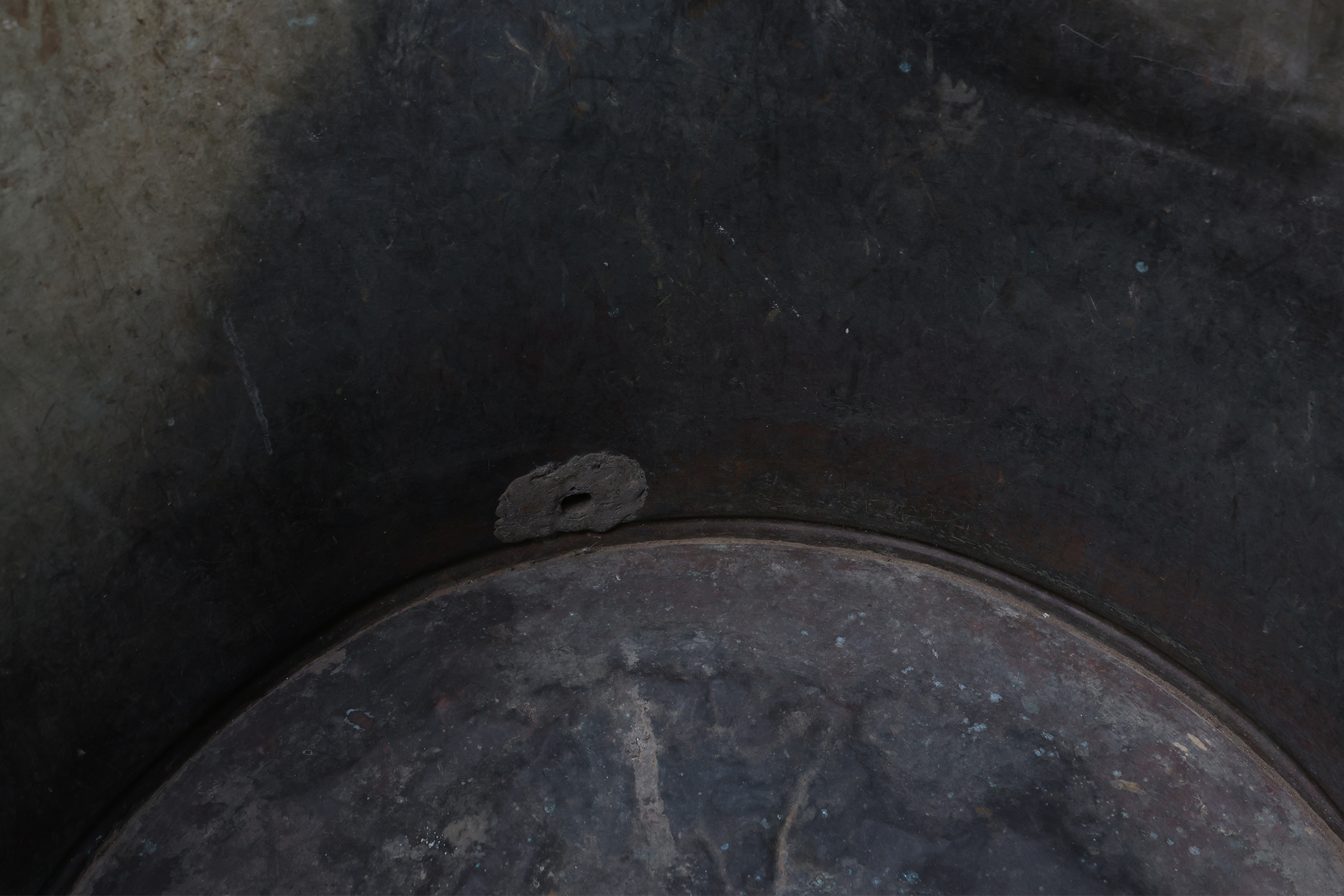 Large Copper Brew Kettle or chimney pot, France ca. 1820thumbnail